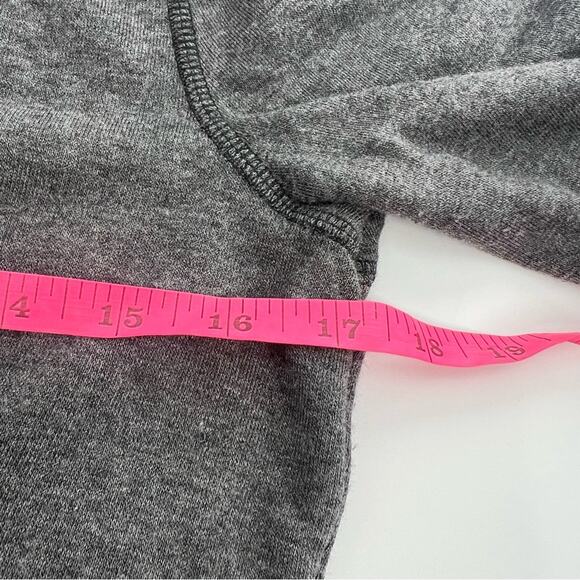 Free People FP Movement Hoodie Women's M Gray Red Long Sleeve Jacket - Picture 3 of 6